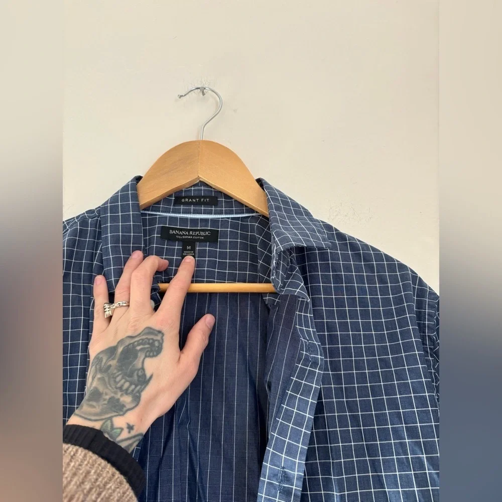 Banana Republic Grant Fit 120s Supima Cotton Shirt